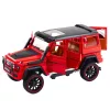 LEAN TOYS Off-Road Car Metal Pull-Back Drive Opening Doors Red 1:22