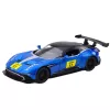 LEAN TOYS Metalowy Samochód Sportowy Światła Dźwięki Napęd Niebieski 1:22