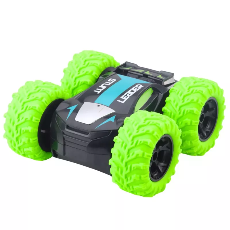 LEAN TOYS Zdalnie Sterowany Samochód RC Stunt Car 360° Spins Zielony