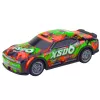 LEAN TOYS Zdalnie Sterowany Samochód Wyścigowy z Podświetlanym Nadwoziem Pomarańczowo-Zielony