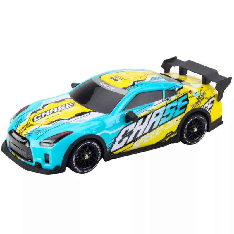 LEAN TOYS RC Samochód Sportowy z Podświetlanym Nadwoziem Driftowym Turkusowy