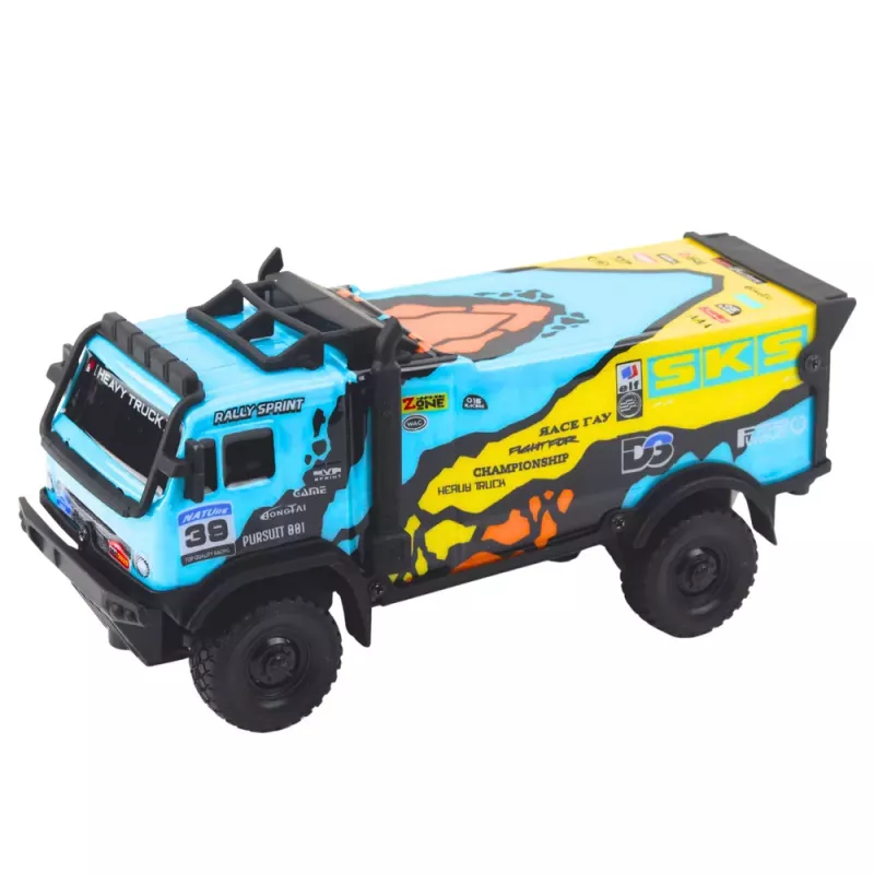 LEAN TOYS Zdalnie Sterowana Wywrotka RC z Dźwiękami Niebieska