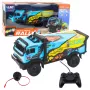 LEAN TOYS Zdalnie Sterowana Wywrotka RC z Dźwiękami Niebieska