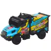 LEAN TOYS RC Truck Zdalnie Sterowany Samochód z Podświetlanym Turkusowym Nadwoziem