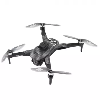 LEAN TOYS Drone Y329 HD Camera WiFi FPV Quadcopter z diodami LED, sterowanie aplikacją, czarny karbon