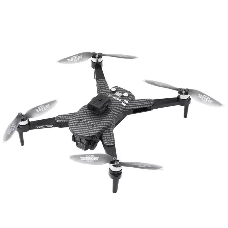 LEAN TOYS Drone Y329 HD Camera WiFi FPV Quadcopter z diodami LED, sterowanie aplikacją, czarny karbon