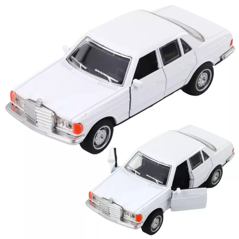 LEAN TOYS Classic Car Metal Motorized Lights Sounds Opening Doors Mix
