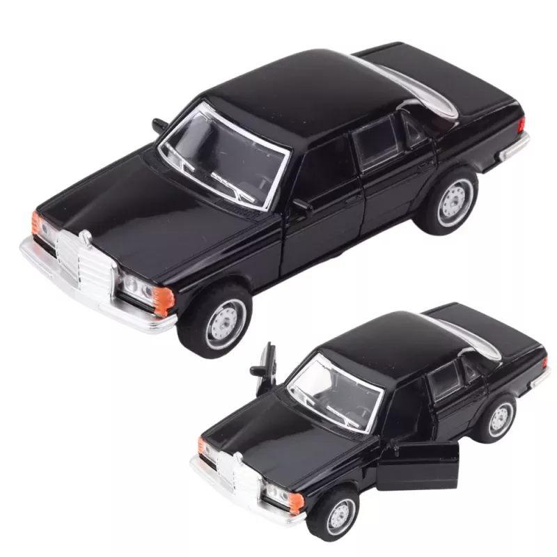 LEAN TOYS Classic Car Metal Motorized Lights Sounds Opening Doors Mix