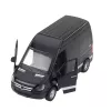 LEAN TOYS Metal Sounds Delivery Truck Black
