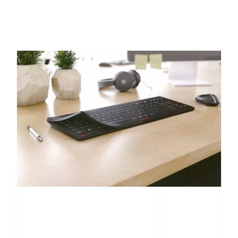 CHERRY STREAM PROTECT KEYBOARD Corded US-Layout Black