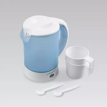 MEO MR-010 Maestro Czajnik Podróżny z 2 Kubkami 0.5 L 700 W Biały