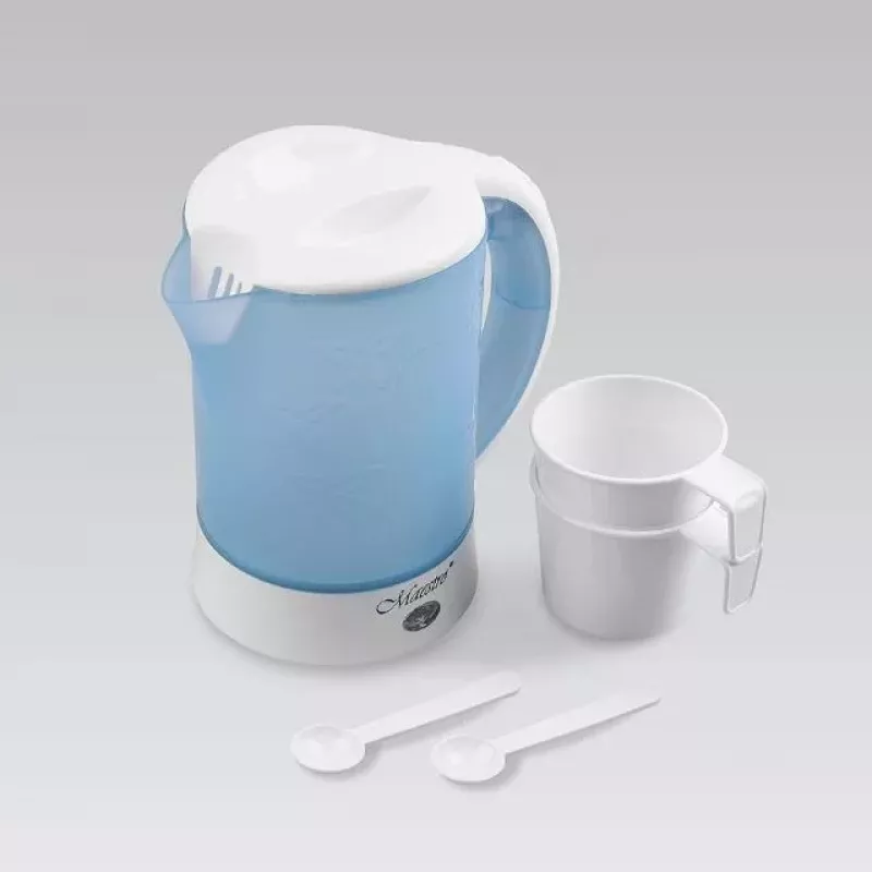 MEO MR-010 Maestro Czajnik Podróżny z 2 Kubkami 0.5 L 700 W Biały