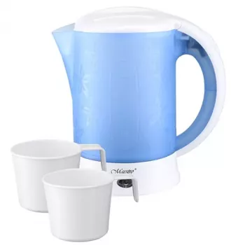 MEO MR-010 Maestro Czajnik Podróżny z 2 Kubkami 0.5 L 700 W Biały