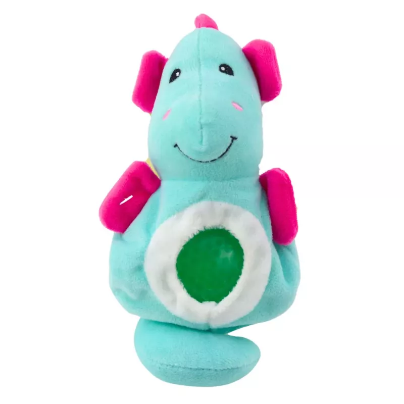 LEAN TOYS Pluszowa zabawka z uciśliwym brzuszkiem wypełnionym kulkami wodnymi 20cm Mix