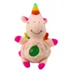 LEAN TOYS Pluszowa zabawka z uciśliwym brzuszkiem wypełnionym kulkami wodnymi 20cm Mix