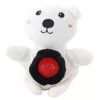 LEAN TOYS Pluszowa zabawka z uciśliwym brzuszkiem wypełnionym kulkami wodnymi 20cm Mix