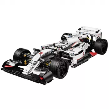 LEAN TOYS Klocki Konstrukcyjne F1 Race Car Biały i Czerwony 1235 szt.