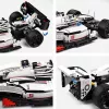 LEAN TOYS Klocki Konstrukcyjne F1 Race Car Biały i Czerwony 1235 szt.