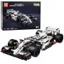 LEAN TOYS Klocki Konstrukcyjne F1 Race Car Biały i Czerwony 1235 szt.