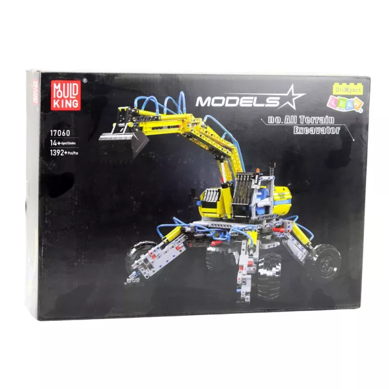 LEAN TOYS Klocki Konstrukcyjne Mobilna Koparka Terenowa 1392 szt.