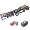 LEAN TOYS Klocki Konstrukcyjne Tor Kulkowy z Silnikiem Elektrycznym 1281 elementów