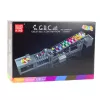 LEAN TOYS Klocki Konstrukcyjne Tor Kulkowy z Silnikiem Elektrycznym 1281 elementów