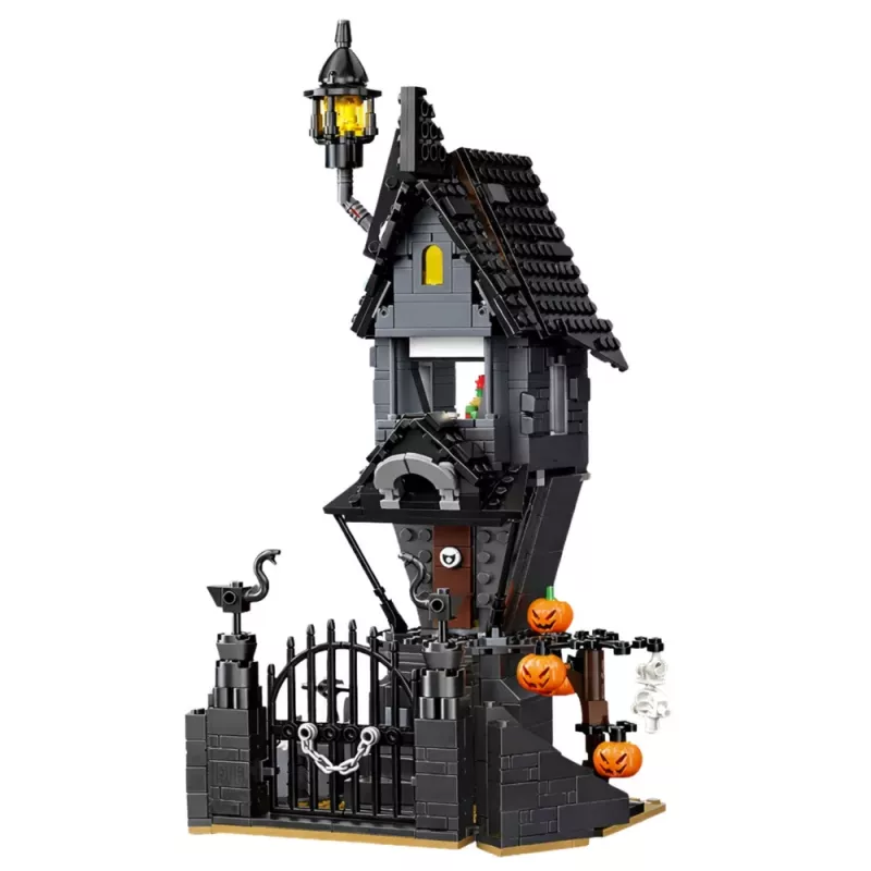 LEAN TOYS Klocki Nawiedzony Dom Halloween Tower 581 szt.