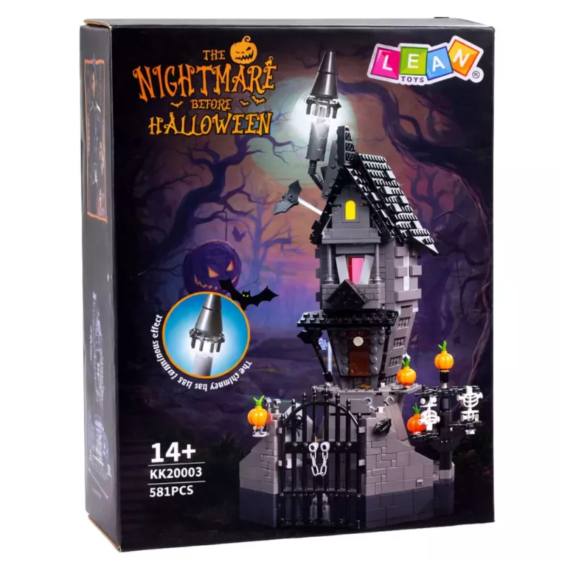 LEAN TOYS Klocki Nawiedzony Dom Halloween Tower 581 szt.