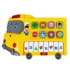 LEAN TOYS Elektryczne Pianino Edukacyjne dla Maluchów Żółty Autobus