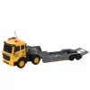 LEAN TOYS Laweta z Koparką Gąsienicową Obrotową 360° Żółty 1:16