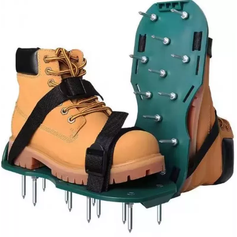 Nakładki na buty do aeracji i wertykulacji LEAN z kolcami do trawy