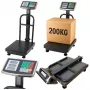 LEAN LCD Elektroniczna Waga Platformowa Magazynowa Dokładność do 20g 200kg
