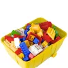 HEMAR Little Chest of Coloured Blocks K2 - 100-częściowy zestaw drewnianych klocków z pojemnikiem