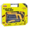 LEAN TOYS DIY Kit Wiertarka Narzędzia Światła Dźwięki Walizka