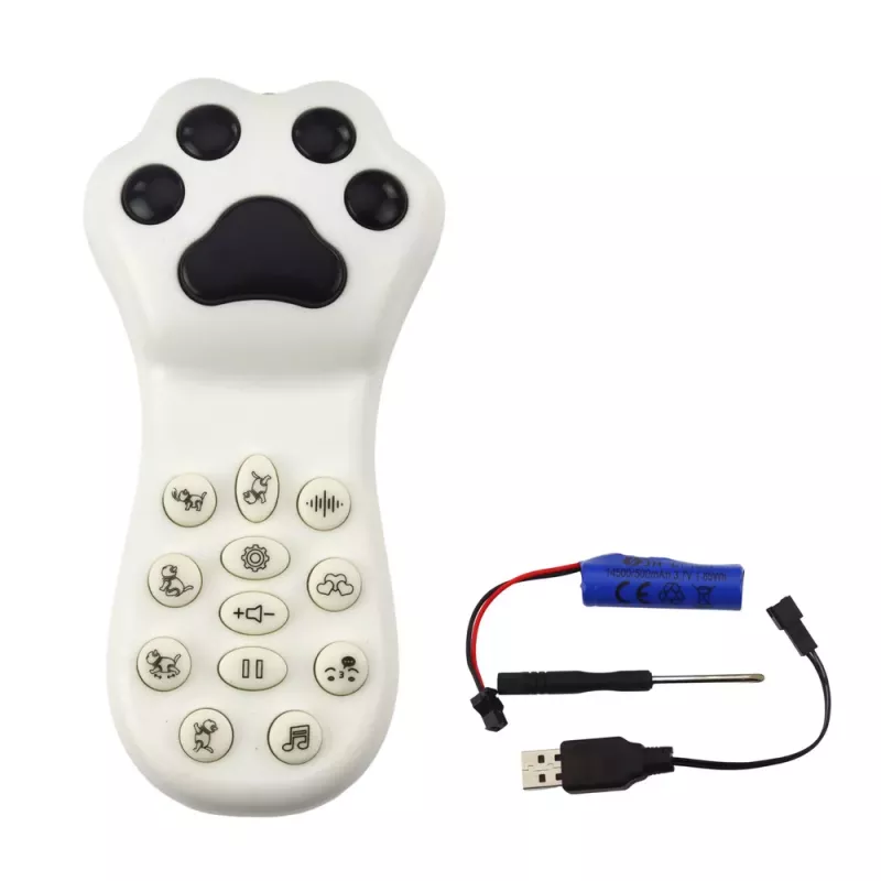 LEAN TOYS Interaktywny Robot Kotek Zdalnie Sterowany RC Szary