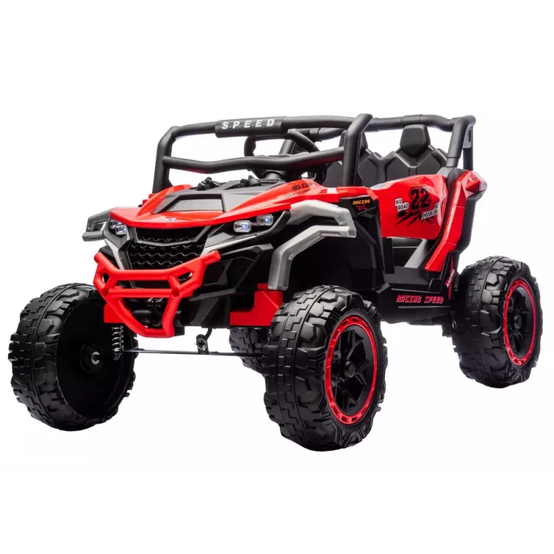 LEAN CARS M1 Czerwony pojazd akumulatorowy 4x4
