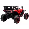 LEAN CARS M1 Czerwony pojazd akumulatorowy 4x4