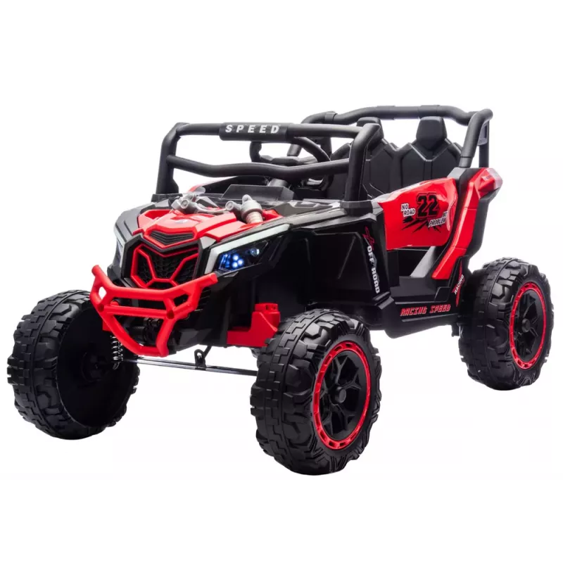 LEAN CARS M2 Czerwony pojazd akumulatorowy 4x4