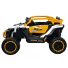 LEAN CARS M3 Żółto-Biały Pojazd Zasilany Bateryjnie 4x4