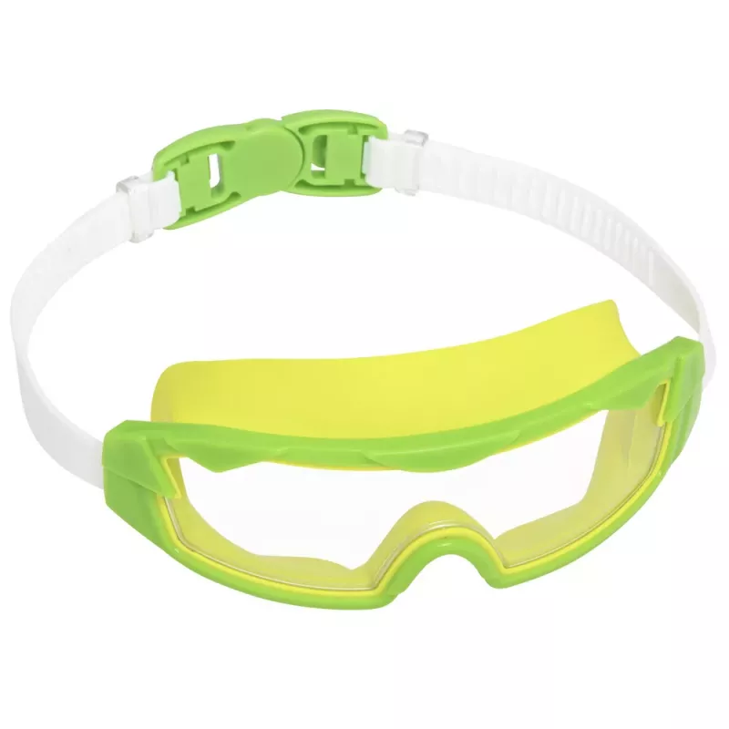 Bestway 21179 Zielone Okulary Pływackie z Ochroną UV i Powłoką Przeciwmgielną