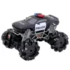 LEAN TOYS RC Policyjny Samochód Terenowy ze Światłami i Efektem Dymu 1:16