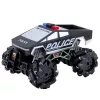 LEAN TOYS Off-road Vehicle Pick Up Truck Police Remote Controlled RC Lights Smoke 1:16