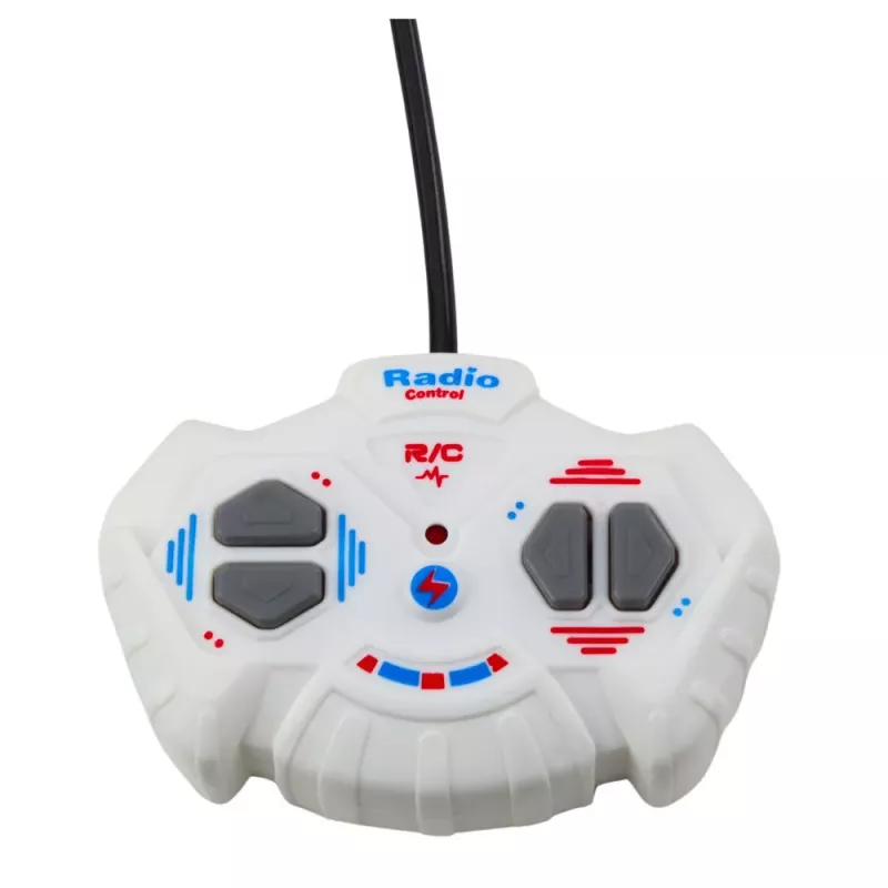LEAN TOYS Zdalnie Sterowana Koparka Budowlana RC Światła Biały 1:30
