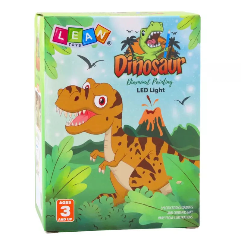 LEAN TOYS DIY Dinosaurs in a Jar Creative Kit Night Light Remote Control