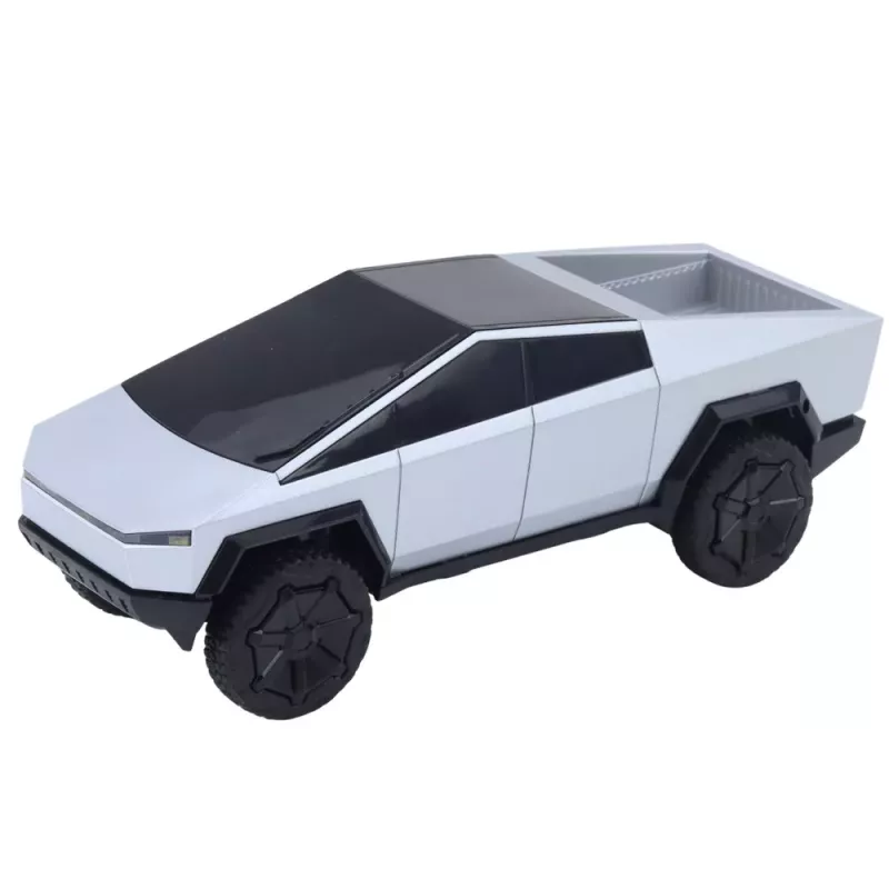 Samochód zdalnie sterowany Double E RC Pickup Truck z diodami LED, srebrny, 1:16, 4WD, 2,4 GHz