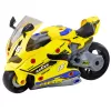 LEAN TOYS 2-in-1 DIY Warsztat Światła Dźwięki Dym Motocykl Żółty 43cm