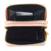 Portfel LEAN dwukomorowy z przegródkami na karty Capybara Pink 12,5 x 8,5 cm