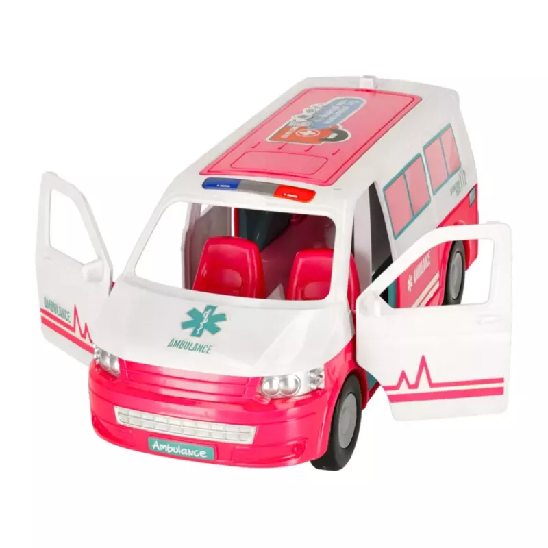 LEAN TOYS Mobilny Szpital Ambulans 2w1 Lalka Lekarz Akcesoria Medyczne