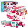 LEAN TOYS Mobilny Szpital Ambulans 2w1 Lalka Lekarz Akcesoria Medyczne
