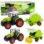 LEAN TOYS RC Remote Controlled Agricultural Farm Tractor with Baler 1:24